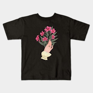 Oleander Victorian hand Kids T-Shirt